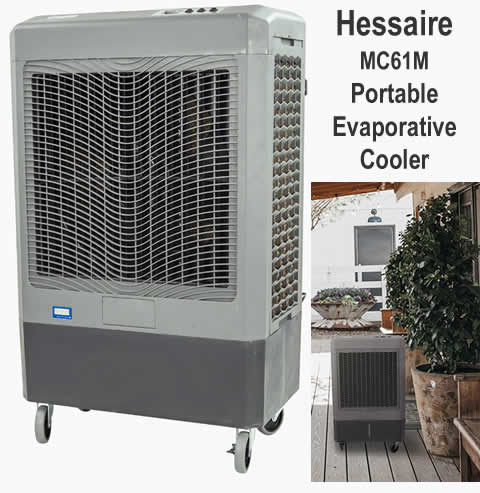 hessaire mc61m outdoor portable evaporative cooler review