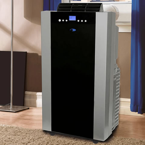 whynter arc-14s fully self evaporating portable air conditioner dual hose