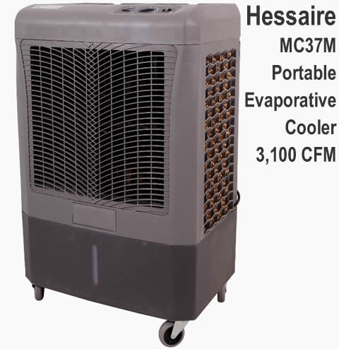 hessaire mc37m portable evaporative air cooler review