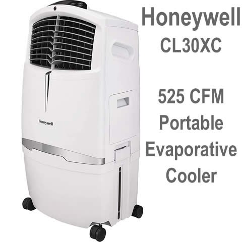 honeywell cl30xc portable evaporative cooler review