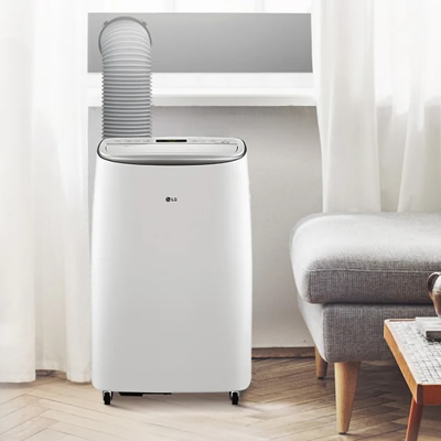 lg lp1419ivsm dual inverter smart wi-fi 14,000 btu portable ac